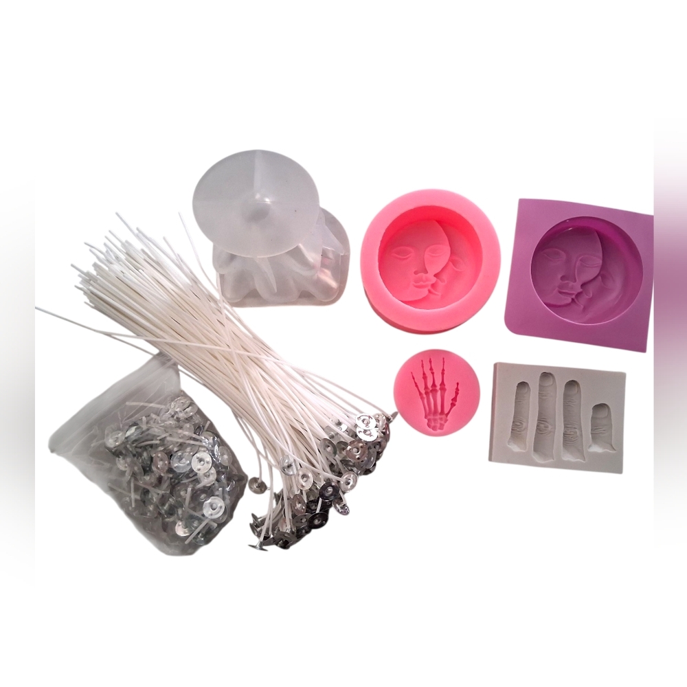 Candle & Soap Making Kit – Molds and Wicks Set